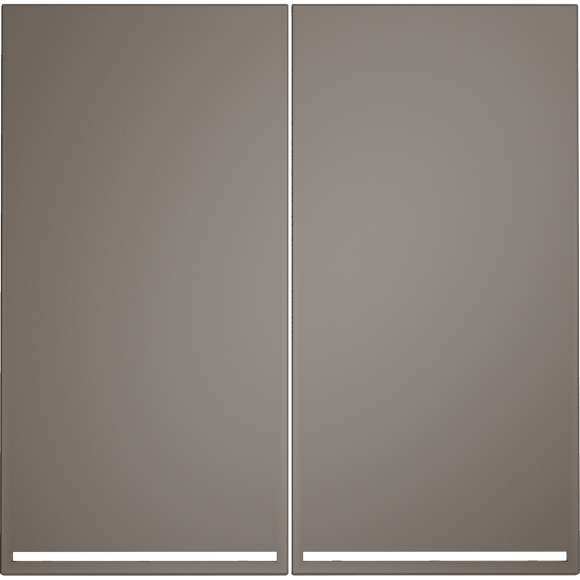 VLS000414 Клавиши коричневого цвета для выключателя и переключателя двухклавишного с подсветкой VOLTUM S70 (купучино)