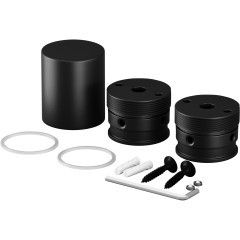 Набор для вертикального накладного монтажа Nemo D18 черный 201151