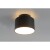 Crystal Lux CLT 085C BL 1400/592 Потолочный накладной LED светильник теплого света, черный матовый металл, белый матовый рассеиватель, технический минималистичный, свет вверх и вниз, 6+16Вт, 3000К 1360Лм CRI95 120° IP20 220V
