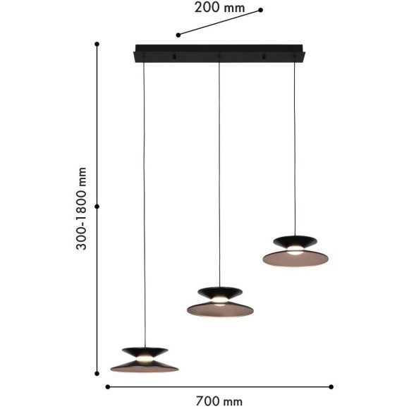 Подвесной светильник Platt 4372-3P