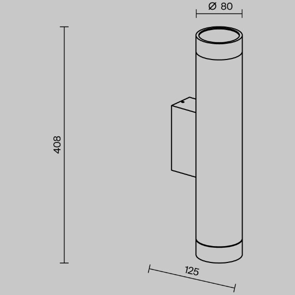 Уличный настенный светильник Outdoor O514WL-L30B3K1 Уличный настенный светильник Outdoor O514WL-L30B3K1