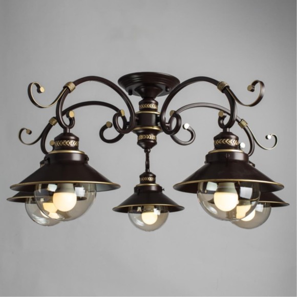 Люстра потолочная Arte Lamp A4577PL-5CK Grazioso под лампы 5xE27 60W