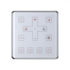 Настенная беспроводная (2.4G) панель упр. Smart светильниками серии Novotech Glat 359393