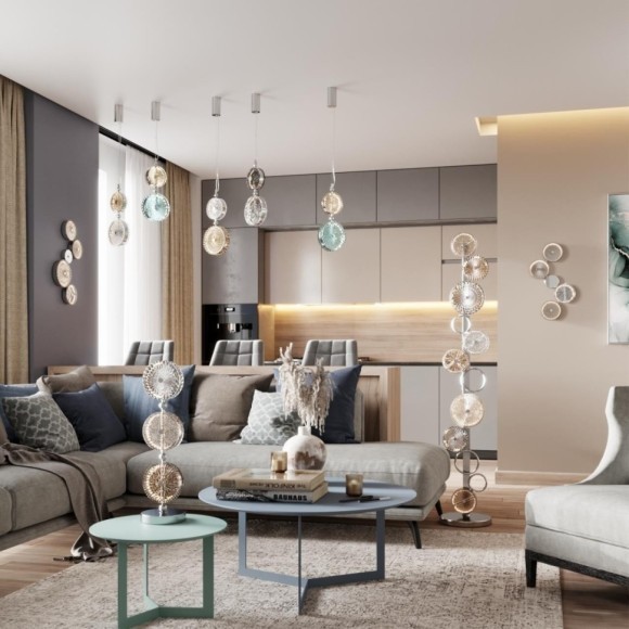 Декоративная настольная лампа Odeon Light 5416/13TL Caramella светодиодная LED 13W