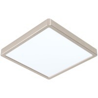 99254 Светодиодный накладной светильник FUEVA 5, 20.5W (LED), 285х285, H28, 2500lm, 4000K, сталь, никель