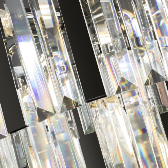 Хромированная люстра с хрустальными элементами с 8 лампами Е14 Freya Viviane FR11001PL-08CH