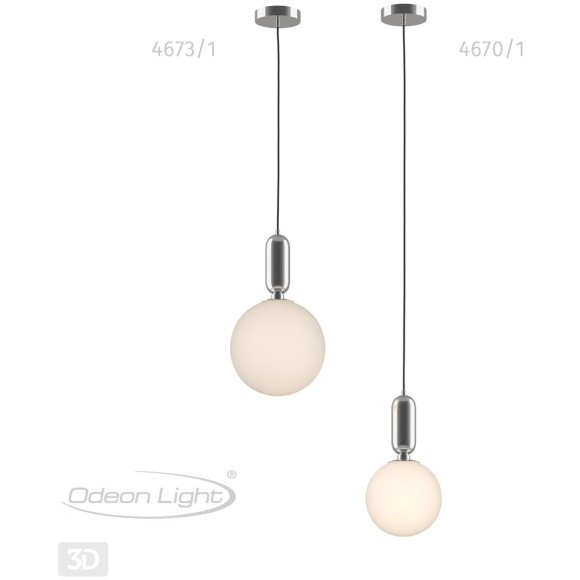 Подвес E27 1*40W 220V Odeon Light OKIA 4673/1 Подвес E27 1*40W 220V Odeon Light OKIA 4673/1