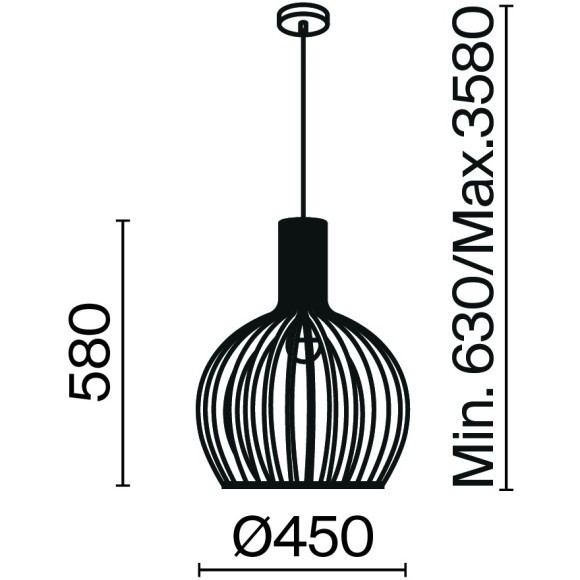 Подвесной светильник Maytoni MOD194PL-01W1 Подвесной светильник Maytoni MOD194PL-01W1