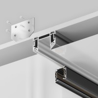 Профиль 2м для монтажа трехфазных шинопроводов в гарпунный нат. потолок Maytoni Trinity TRA005MP-312S