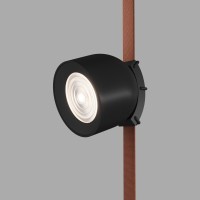 DK5640-BK Светодиодный поворотный SMART светильник для трека-ремня серии Denkirs Belty 48V, 12W, RA90, 38°, 2700-6500K