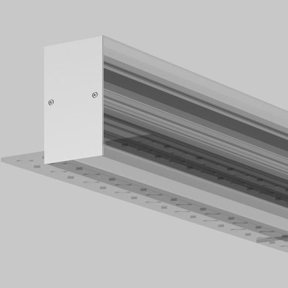 Комплект заглушек Maytoni (для профиля 65×42) 2 шт., ALM-6542-EC 642056 642056