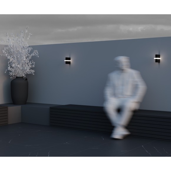 Уличный настенный светильник Outdoor O484WL-L6GF3K