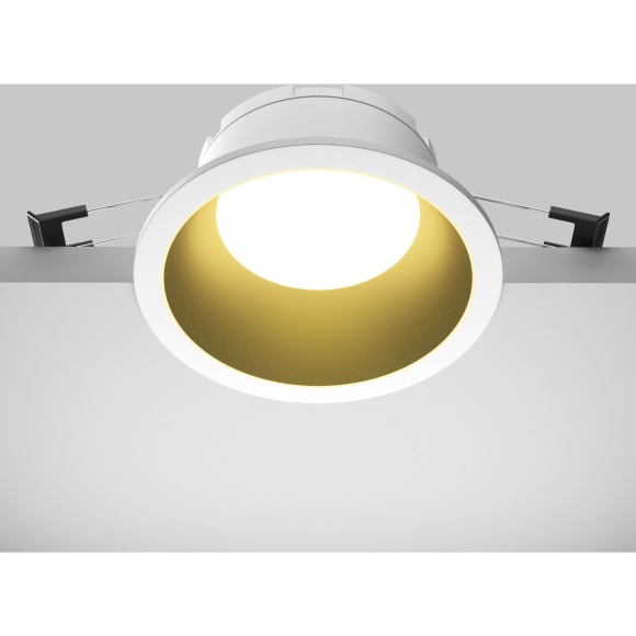 DL126-GX53-WMG Встраиваемый светильник TECHNICAL Share, GX53 12Вт, влагозащищенный IP44, хай-тек, золотой