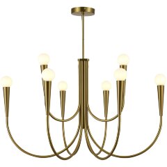 SL1243.303.09 Светильник подвесной ST-Luce Латунь E14 9*60W DUTCHESS