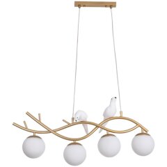 Подвесной светильник линейный Arte Lamp A3422SP-4GO ELTANIN под лампы 4xE14 60W