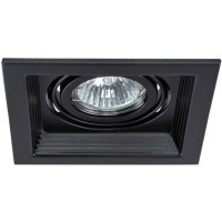 Встраиваемый светильник Arte Lamp A6661PL-1BK CANIS под лампу 1xGU10 50W