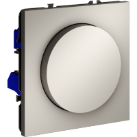 VLS070303 Диммер (светорегулятор) поворотно-нажимной 600 Ватт, кашемирового цвета VOLTUM S70 (кашемир)