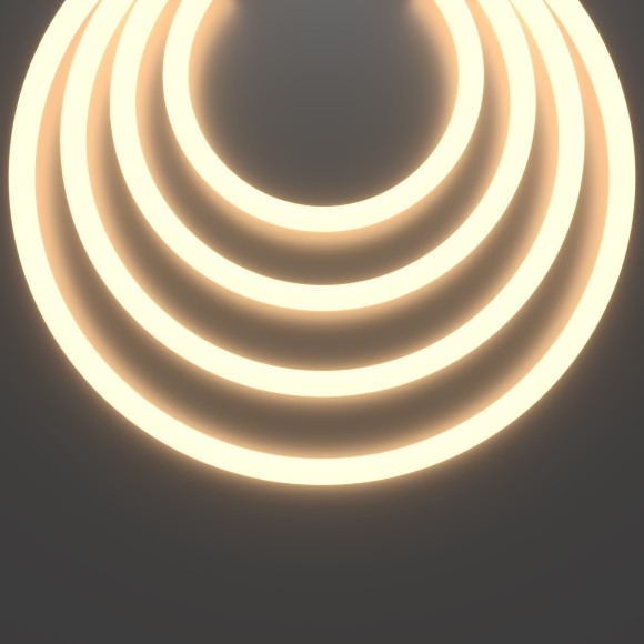 Гибкий неон Nemo D18 24В 14,4Вт/м 3000К IP65 5м 201146