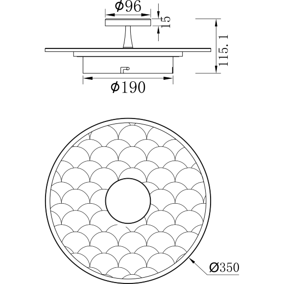 4858-1W Favourite Solarius Настенный круглый светильник LEDx20W, 920LM, 3000K