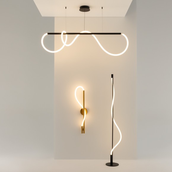 Декоративный торшер Maytoni MOD166FL-L15B3K Tau светодиодный LED 15W