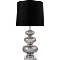 Настольная лампа Lumina Deco Briston LDT 303 CHR+BK