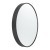 425001 BANI Декоративное зеркало круглое D400, сталь, черный, зеркальное стекло