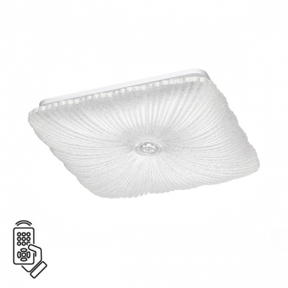 Светильник LED 48Вт 3000-6000K 400х400 IP20 пульт ДУ Sonex FORTUNA 7730/48L