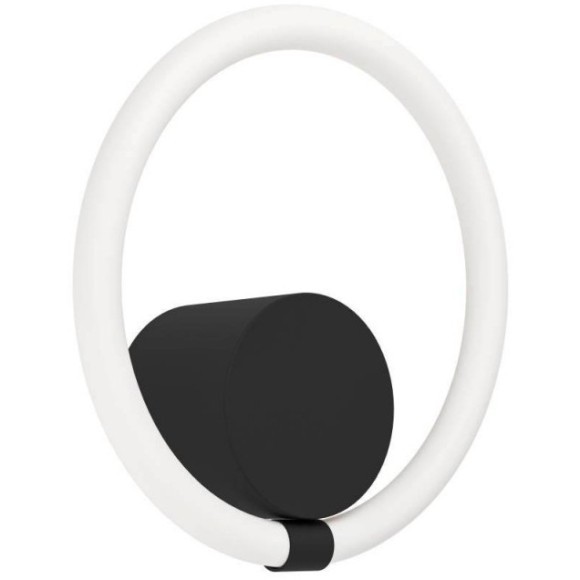 900564 Бра CARANACOA, LED 15W, 1500lm, L260, H260, A80, сталь, черный/пластик, белый