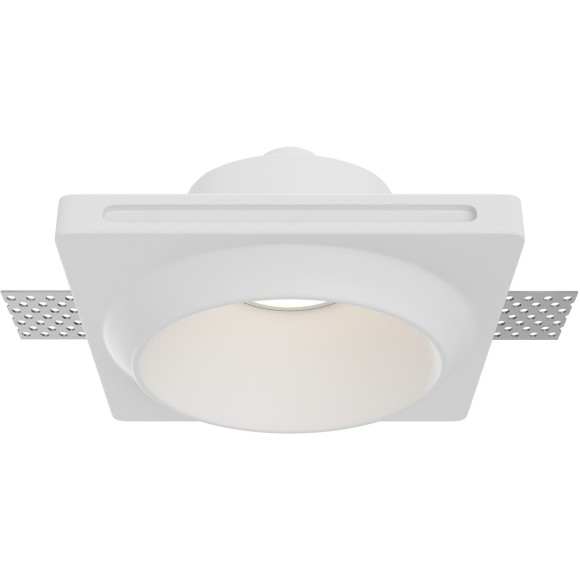 Встраиваемый светильник Maytoni Gyps Modern GU10 10Вт DL124-GU10-01-TRS-W