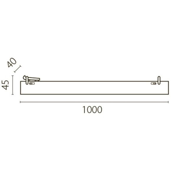 Светильник черный для шинопровода Nove Lightstar 208317