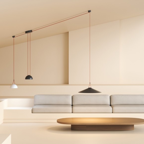 DK5668-BK Светодиодный SMART светильник для трека-ремня серии Denkirs Belty 48V, 24W, RA90, 120°, 2700-6500K