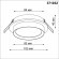 371032 Черный круглый встраиваемый светильник с металлическим кольцом под лампу GX53 макс 12Вт 220-240V IP20 Novotech LIRIO