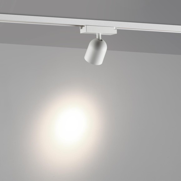 359806 Белый светодиодный однофазный двужильный трековый светильник 10Вт 882Лм 4000К 32° CRI≥90 180-265V IP20 Novotech SOLETTE
