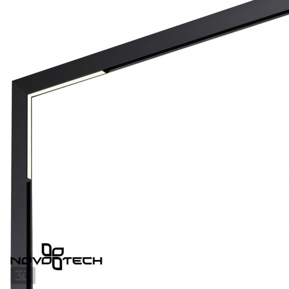 358608 Трековый светодиодный светильник Novotech Flum CRI90+ 4000К 1920Лм 100° 24W