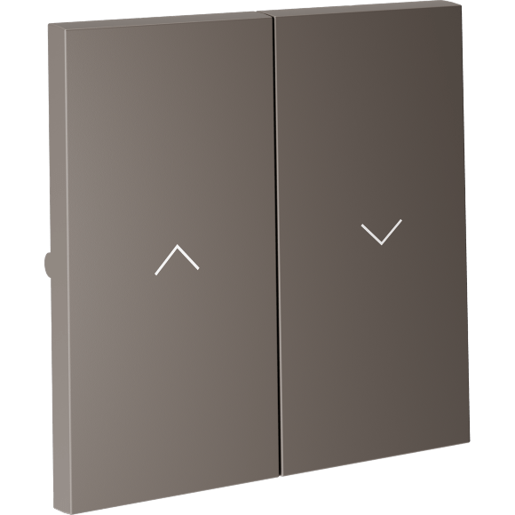 VLS002514 Клавиши для механизма управления жалюзи звонкового типа коричневого цвета VOLTUM S70 (купучино)