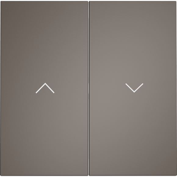 VLS002514 Клавиши для механизма управления жалюзи звонкового типа коричневого цвета VOLTUM S70 (купучино)