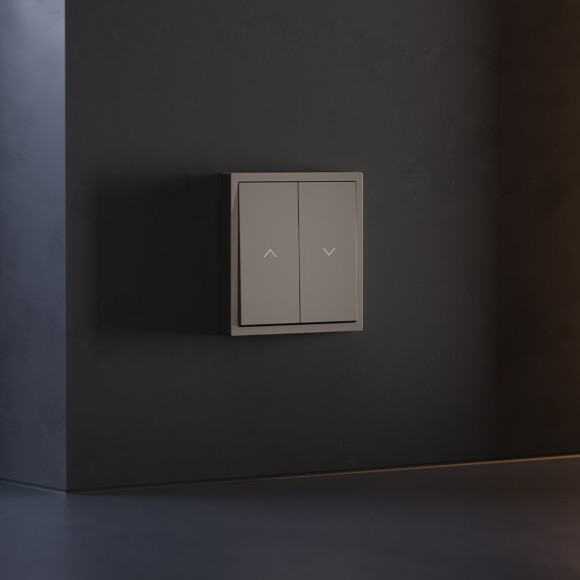 VLS002514 Клавиши для механизма управления жалюзи звонкового типа коричневого цвета VOLTUM S70 (купучино)