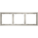 VLS100303 Рамка пластиковая для электрических изделий кашемирового цвета VOLTUM серии S70 на 3 поста (кашемир)