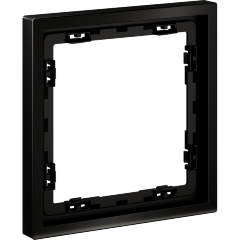 VLSM120112 Металлическая рамка для розеток и выключателей антрацитового цвета VOLTUM серии S70 Metal на 1 пост (антрацит)
