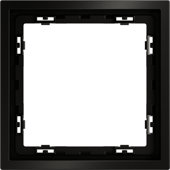 VLSM120112 Металлическая рамка для розеток и выключателей антрацитового цвета VOLTUM серии S70 Metal на 1 пост (антрацит)