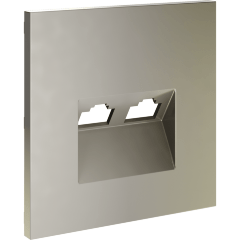 VLS001404 Накладка для розетки компьютерной двойной RJ45 категории 6Е (для проводов CAT5-CAT6 до 10 Гбит/сек) шелкового цвета VOLTUM S70 (шелк) VLS001404 Накладка для розетки компьютерной двойной RJ45 категории 6Е (для проводов CAT5-CAT6 до 10 Гбит/сек) шелкового цвета VOLTUM S70 (шелк)