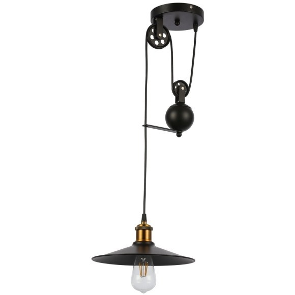 SLE120503-01 Подвес Черный/Черный E27 1*60W ESPERAZZA SLE120503-01 Подвес Черный/Черный E27 1*60W ESPERAZZA