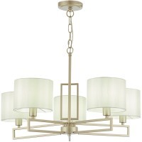 SLE105803-05 Светильник подвесной Матовое золото/Белый E14 5*40W DANAE