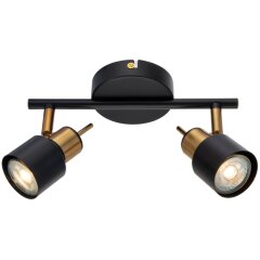 Спот настенный Arte Lamp A1906PL-2BK ALMACH под лампы 2xGU10 50W