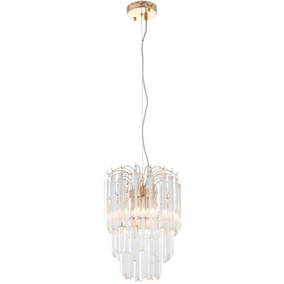 SL386.203.05 Люстра подвесная ST-Luce Золотистый/Золотистый, Прозрачный G9 5*5W OSOLETO