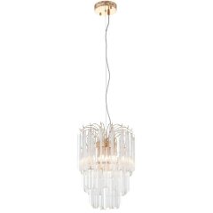 SL386.203.05 Люстра подвесная ST-Luce Золотистый/Золотистый, Прозрачный G9 5*5W OSOLETO