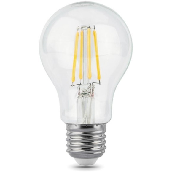 102802206 Лампа Gauss LED Filament A60 E27 6W 630lm 4100К 1/10/40