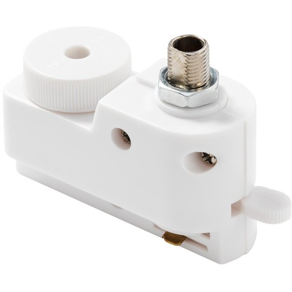 Адаптер для уст. любого подвесного светильника на однофазные шинопроводы Crystal Lux CLT 0.212 01 WH Адаптер для уст. любого подвесного светильника на однофазные шинопроводы Crystal Lux CLT 0.212 01 WH