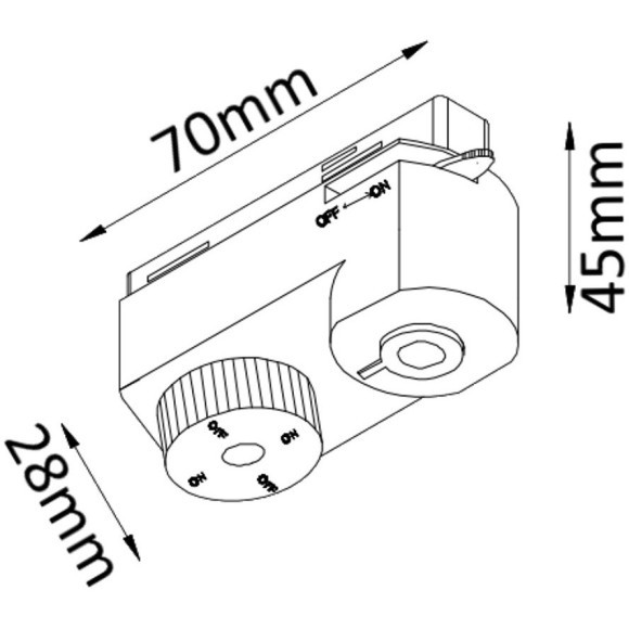 Адаптер для уст. любого подвесного светильника на однофазные шинопроводы Crystal Lux CLT 0.212 01 WH Адаптер для уст. любого подвесного светильника на однофазные шинопроводы Crystal Lux CLT 0.212 01 WH