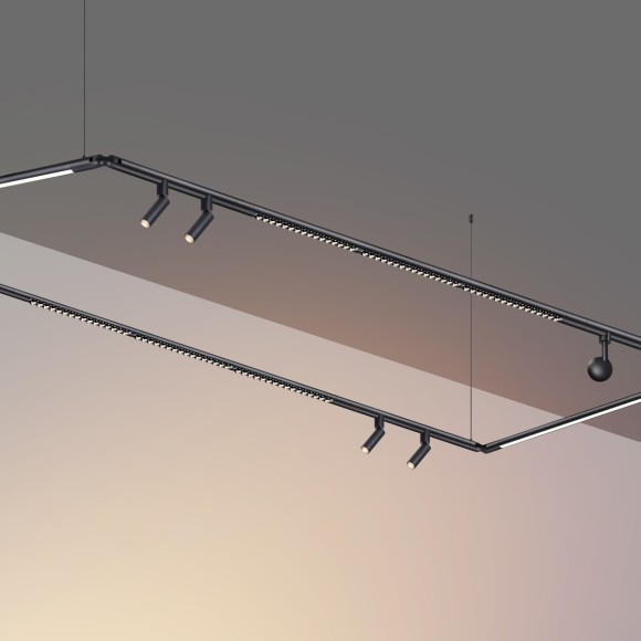 359368 Светодиодный модульный трековый светильник SMART (TUYA, Алиса, Bluetooth, Wi-Fi) Novotech Glat CRI90+ 3000-6000К 1920Лм 24° 24W